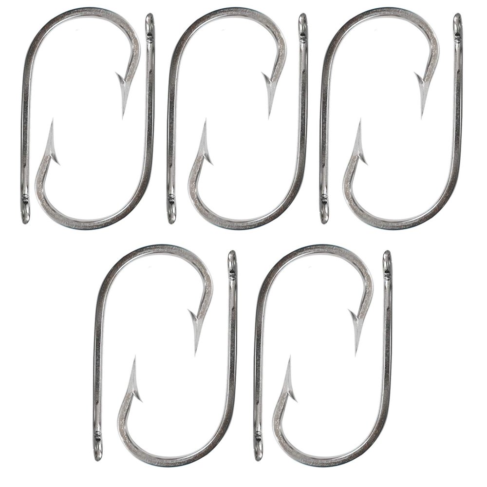 10pcs 7691S Big Game Southern Tuna Stainless Steel Hook Size 12/0 Fish WOW!