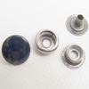 Snap Set, Navy Enamel Finish on Cap, 10 Piece Set, Cap - Socket - Stud - Post, Stainless Steel (Navy) view 1
