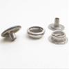 Snap Set, Navy Enamel Finish on Cap, 10 Piece Set, Cap - Socket - Stud - Post, Stainless Steel (Navy) view 2