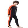 Labelar Kids Sunsuit Long Sleeve Swimwear One-Piece Bodysuit Swimsuit Orange view 2