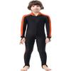 Labelar Kids Sunsuit Long Sleeve Swimwear One-Piece Bodysuit Swimsuit Orange view 1