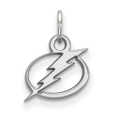10k White Gold NHL Tampa Bay Lightning XS (Tiny) Charm or Pendant
