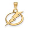 14k Yellow Gold NHL Tampa Bay Lightning Small Pendant view 1