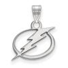 14k White Gold NHL Tampa Bay Lightning Small Pendant view 1