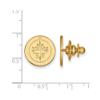 LogoArt Sterling Silver 14k Yellow Gold Plated NHL Winnipeg Jets Lapel or Tie Pin view 2