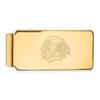 LogoArt Sterling Silver 14k Yellow Gold Plated NHL Chicago Blackhawks Money Clip view 1