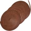 TOFL Baseball Glove Lace Kit with Needle | Six Laces, 72" Long Each Plus Needle | Medium Brown view 3