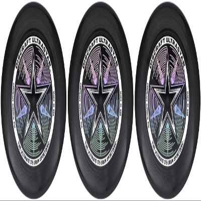 Discraft 175g Ultimate Disc Bundle (3 Discs) Black, Black & Black