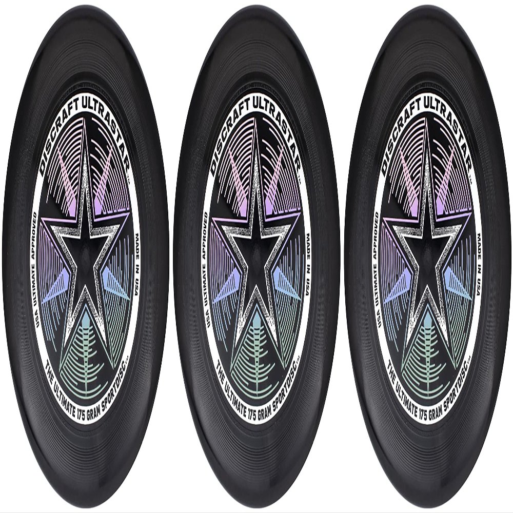 Discraft 175g Ultimate Disc Bundle (3 Discs) Black, Black & Black