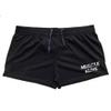 Muscle Alive Mens Bodybuilding Shorts 3" Inseam Cotton Size M Black view 3
