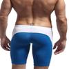 BRAVE PERSON Fashion Soft Smooth Swimming Trunks Men's Sports Shorts Beach Pants B0005 (M, Blue/Green) view 2
