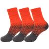 BambooMN Extra Large Super Soft Warm Cozy Fuzzy Gradient Socks - 06 Campfire - 3 prs view 1