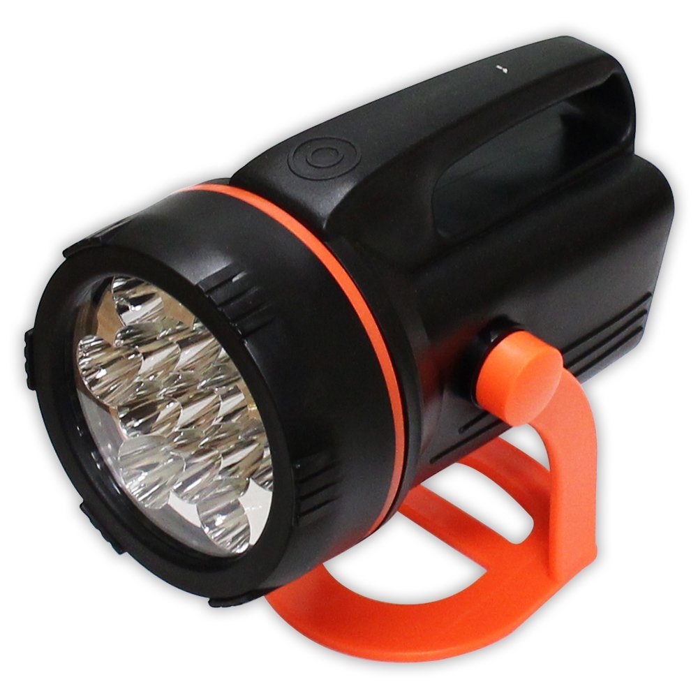 ToolUSA 13 LED Lantern | 5-Position Adjustable Stand | Extra-Large Reflectors | Waterproof & Shockproof | Perfect for Outdoors & Emergencies | Requires 4 "D Batteries