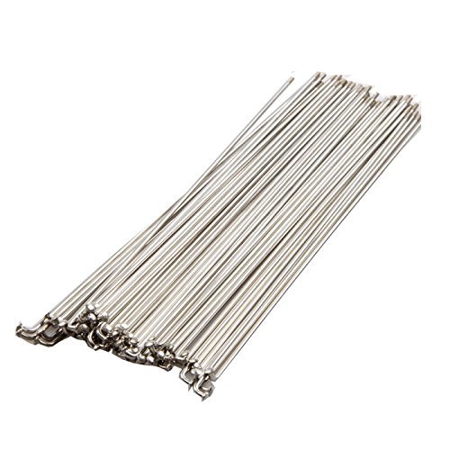 BaveL 36PCS Stainless Steel Spokes Mountain Bike Spokes MTB 91mm-197mm w/Nipples (126)