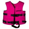 TRC Recreation Super Soft Child Size XS Life Jacket USCG Approved Vinyl Coated Foam Swim Vest for Kids Swimming Pool and Beach Gear, Flamingo Pink view 1