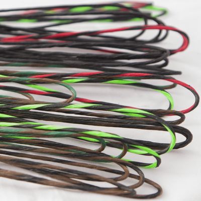 60X Custom Strings Hoyt AM32#3 Bow String & Cable Set (Red/Black)