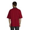 Uncommon Threads Unisex Havana Chef Coat Ss Mesh Blk Trm, Red, Small view 2