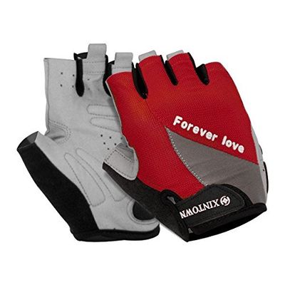 Cycling Gloves Mountain Bike Gloves Road Racing Bicycle Gloves Riding Gloves Half Finger Biking Gloves Men Work Gloves