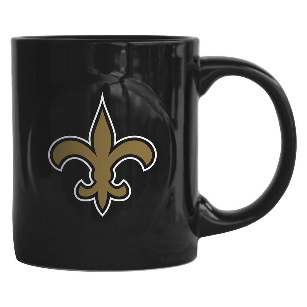 Boelter Brands NFL New Orleans Saints Sculpted Rally Mug, 11-Ounce