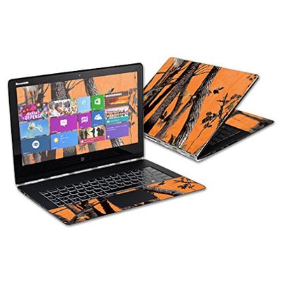 MightySkins Skin Compatible with Lenovo Yoga 3 Pro wrap Cover Sticker Skins Orange Camo