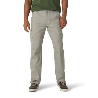 Twill Relaxed Fit Cargo Pant, Khaki Dust, 33W x 34L