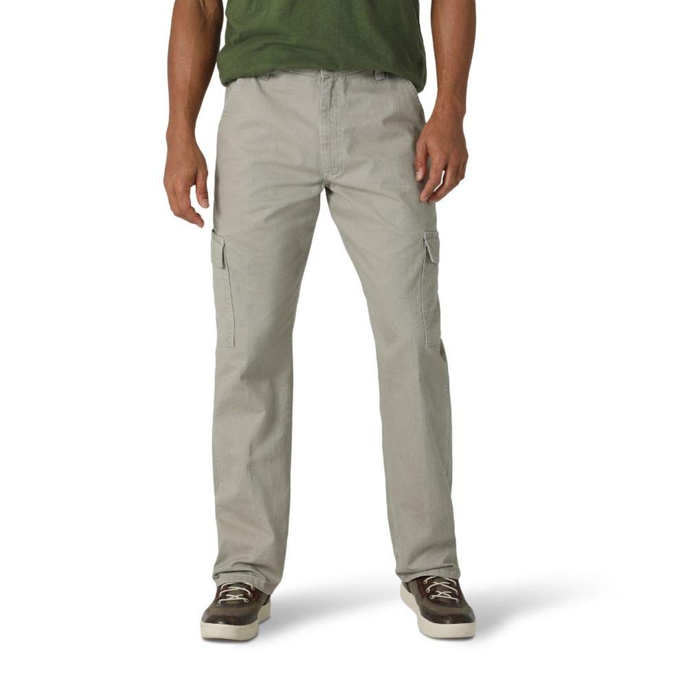Twill Relaxed Fit Cargo Pant, Khaki Dust, 33W x 34L
