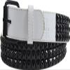BodyPUNKS Brown 3 row pyramid studded leather belt W/black studs, Youth Medium (Waist 19-23) view 1