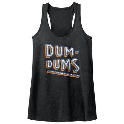 Dum Dums - Mens Stacked Dum Tank Top, Size: X-Large, Color: Charcoal Heather