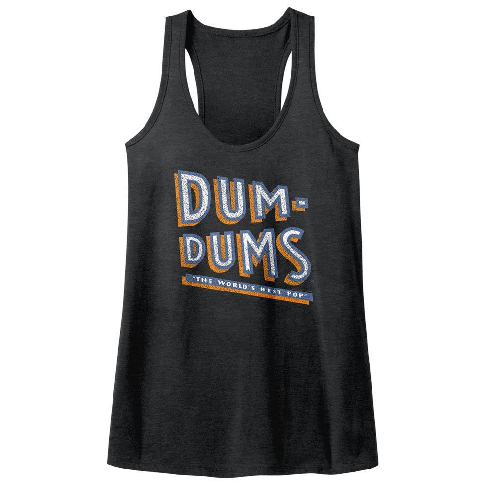 Dum Dums - Mens Stacked Dum Tank Top, Size: X-Large, Color: Charcoal Heather