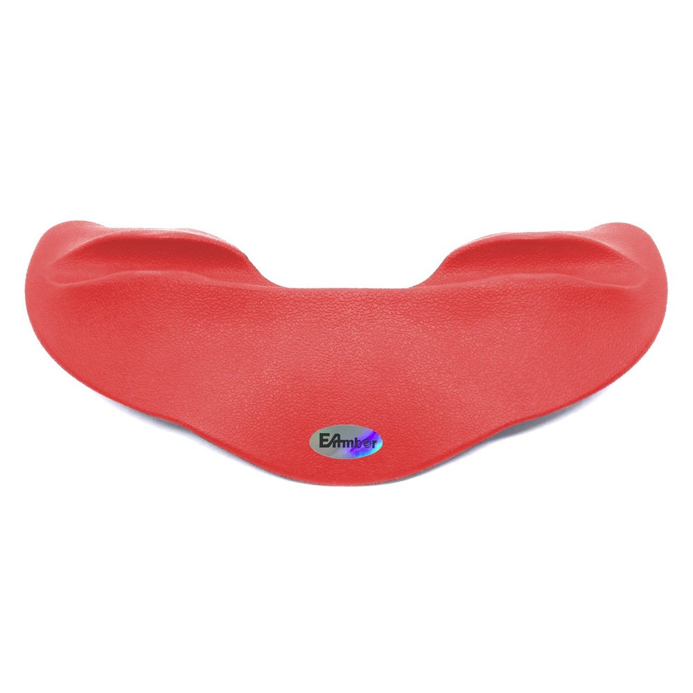 Barbell Squat Pad Shoulder Pad 1 In Professional TPE Dumbbell Squat Protective Cover Protection Pad Protector (Black) (Red)