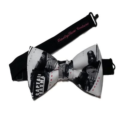 EmilyRose Couture Super Heroes-Sci Fi Bow Ties (Group 2 of 2) (Medium (6-12 Year Olds), Captain Phasma)