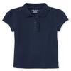 The Children's Place Girls Short Sleeve Ruffle Pique Polo,Tidal Single,XL (14) view 1
