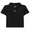 The Children's Place Baby Boys and Toddler Boys Short Sleeve Pique Polo, Black, 12-18 MONTHS view 1