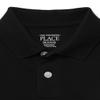 The Children's Place Baby Boys and Toddler Boys Short Sleeve Pique Polo, Black, 12-18 MONTHS view 2