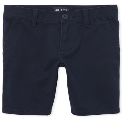 The Children's Place Girl's Chino Shorts, Tidal, 5