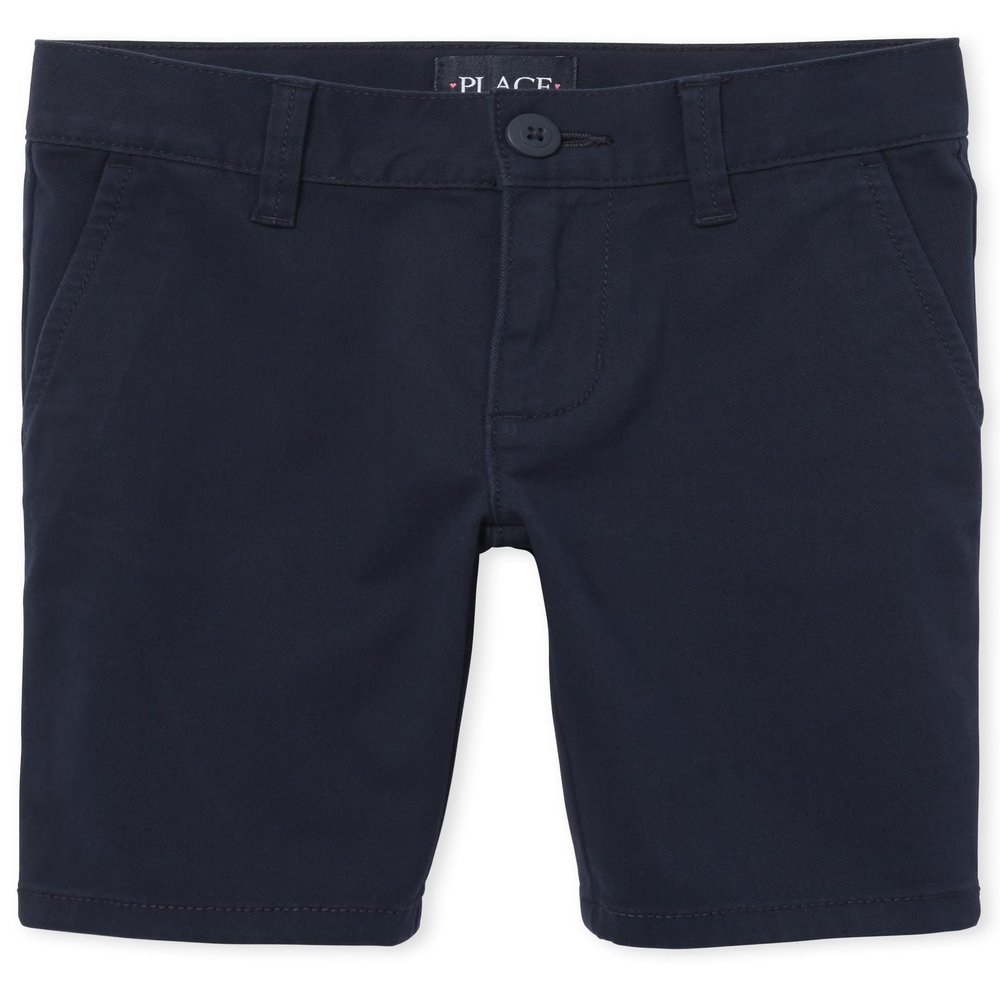 The Children's Place Girl's Chino Shorts, Tidal, 5