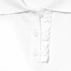 The Children's Place girls Long Sleeve Ruffle Pique School Uniform Polo Shirt, White Single, X-Small US view 2
