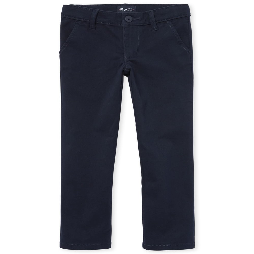 The Children's Place Girls Skinny Chino Pants,Tidal Single,6X/7