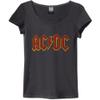 AC/DC Logo Girls Jr Large Charcoal view 1
