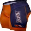 Adrenaline Promotions NCAA Bucknell Bison Men's Cycling Shorts, X-Large, Orange/Navy view 1