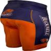 Adrenaline Promotions NCAA Bucknell Bison Men's Cycling Shorts, X-Large, Orange/Navy view 3