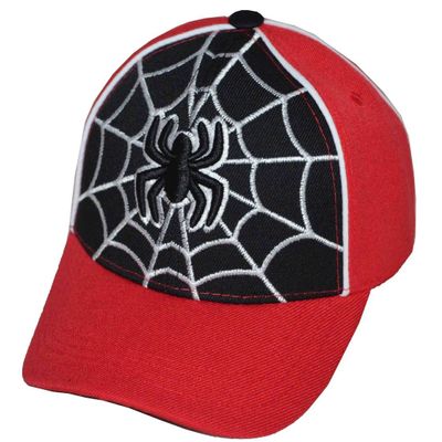 SOSO Boy's Kid Spider Web Baseball Cap Black Red