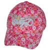 SOSO Girl's Angel Baseball Cap with Flowers Pink view 1