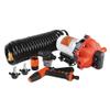 SEAFLO 55-Series Washdown Pump Kit - 12V DC, 5.5 GPM, 70 PSI, Self-Priming, Coiled Hose, Spray Nozzle, High Flow for RV, Boat, Off-Grid, Freshwater, and Saltwater Applications 4-Year Warranty view 1