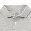 The Children's Place Baby Boys And Toddler Long Sleeve Pique School Uniform Polo Shirt, Lt Grey Single, 9-12 Months US view 2
