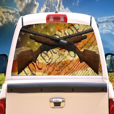 SignMission Constitution Rear Window Graphic Truck View Thru Vinyl Decal Back