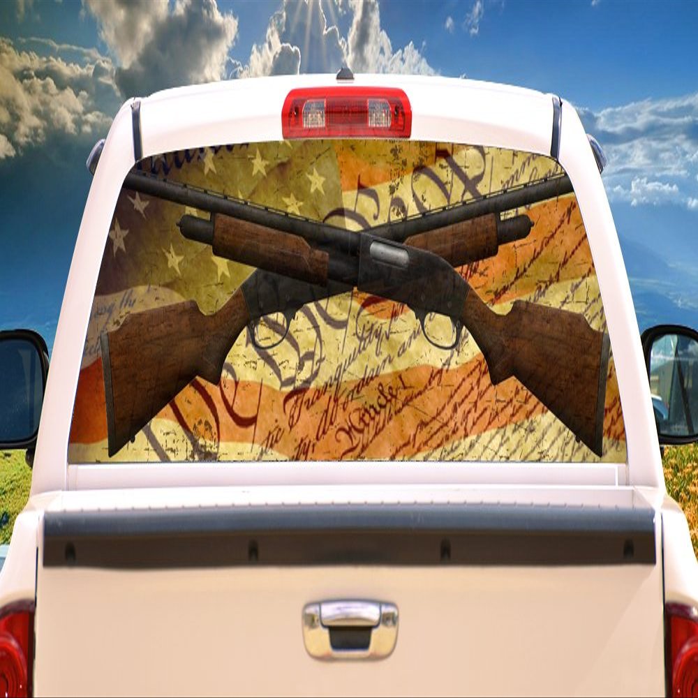 SignMission Constitution Rear Window Graphic Truck View Thru Vinyl Decal Back