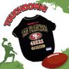NFL San Francisco 49ers Dog T-shirt X-Large. - Licensed Shirt for Pets Team Colored with Team Logos- Premium Stretchable Materials for the comfort of your Dog & Cat view 3