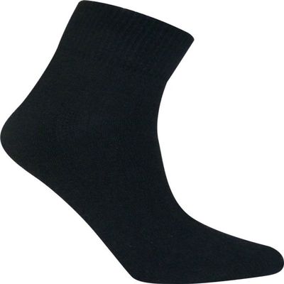 davido Mens Socks crew made in italy 100% cotton 8 pairs (9-11, BLACK ankle/quarter)