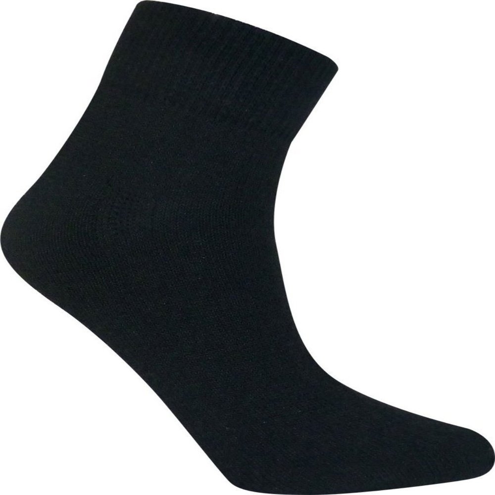 davido Mens Socks crew made in italy 100% cotton 8 pairs (9-11, BLACK ankle/quarter)